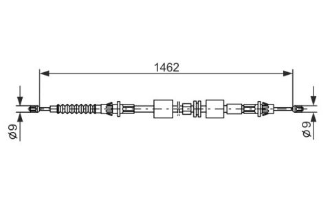 FREN TELİ. 1462 MM