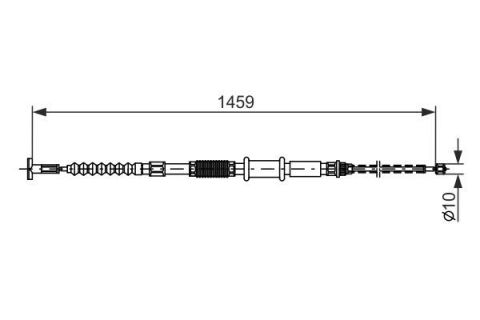 FREN TELİ. 1459 MM