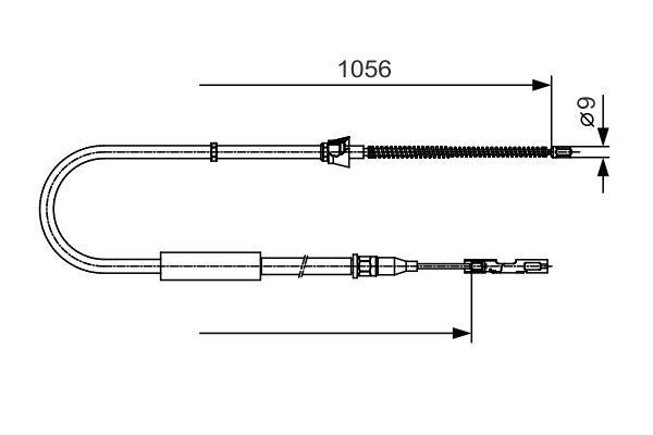 FREN TELİ. 1057 MM