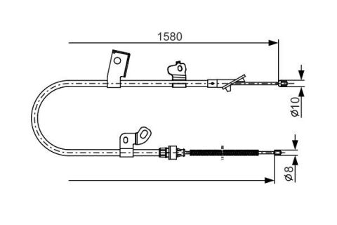 FREN TELİ. 1580 MM
