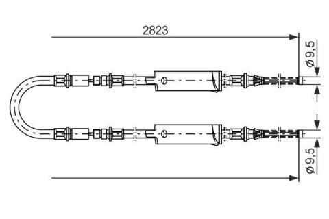 FREN TELİ. 2823 MM