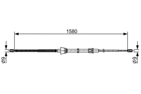 FREN TELİ. 1580 MM