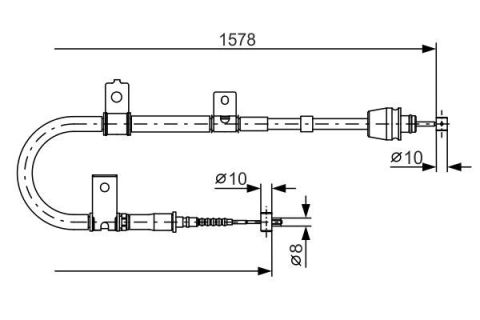 FREN TELİ. 1578 MM