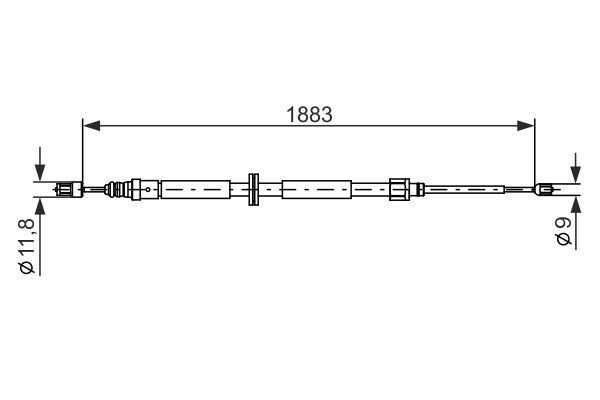 FREN TELİ. 1883 MM