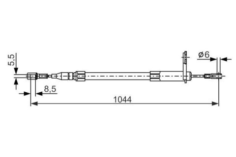 FREN TELİ. 1044 MM