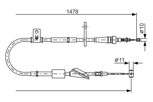 FREN TELİ. 1478 MM