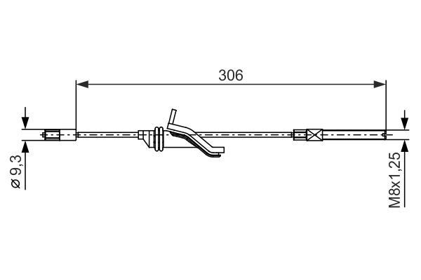 FREN TELİ. 306 MM