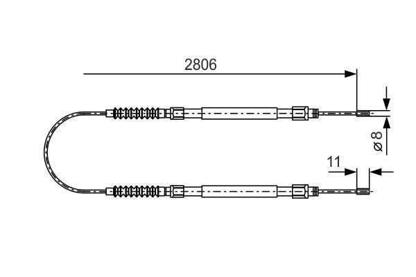 FREN TELİ. 2806 MM