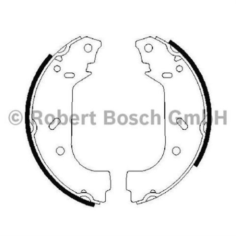 ARKA PABUÇ BALATA JUMPY 95-00 EVASION 94-02 SCUDO 99-06 EXPERT 96 255x60 0986487545