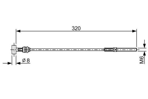 FREN TELİ. 320 MM