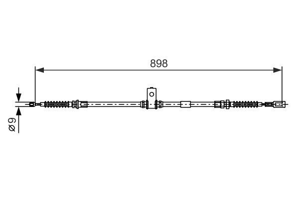 FREN TELİ. 898 MM