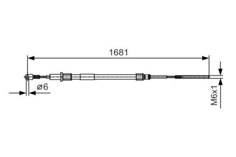FREN TELİ. 1680 MM