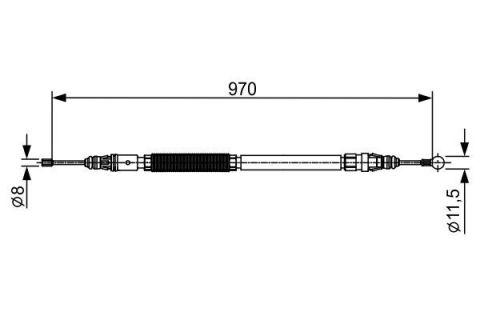 FREN TELİ. 970 MM