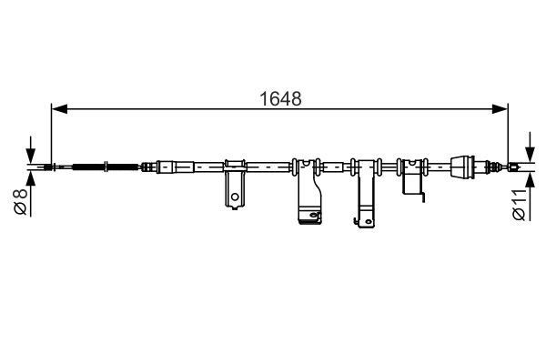 FREN TELİ. 1648 MM