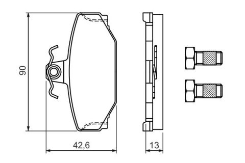 ARKA BALATA VOLVO V70 2.0T 2.3 2.5 97-3.00 XC70 2.4T 97-9.02 S70 98-99 740 760 780 940 S90 V90