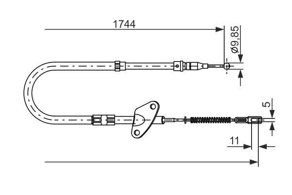 FREN TELİ. 1744 MM
