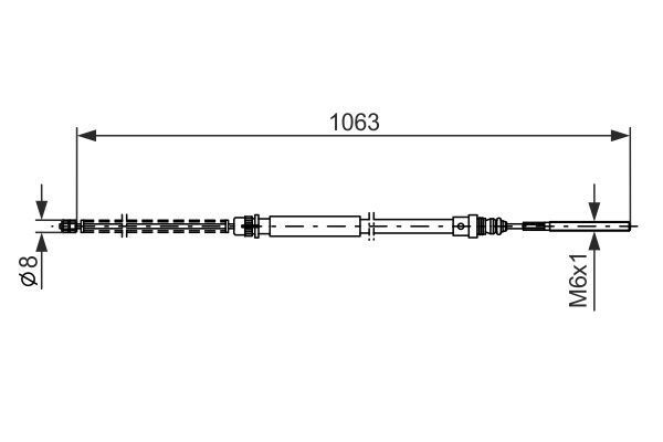 FREN TELİ. 1063 MM