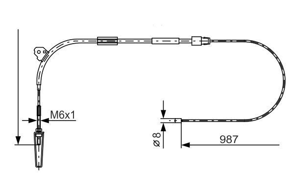 FREN TELİ. 987 MM