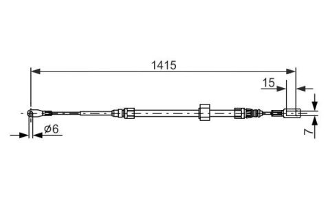 FREN TELİ. 1415 MM