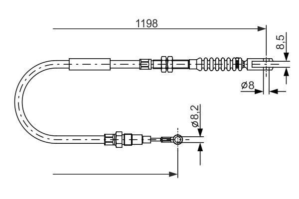 FREN TELİ. 1194 MM