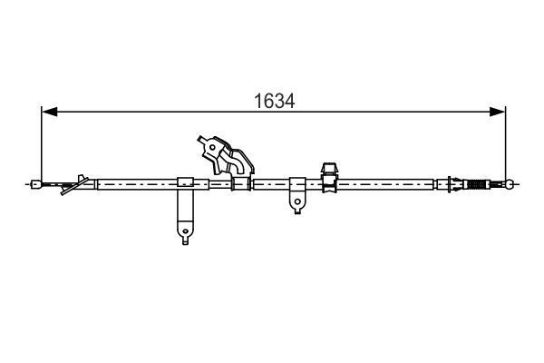 FREN TELİ. 1634 MM