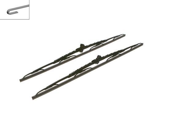 TWİN SİLECEK SETİ - 650/650 MM 650