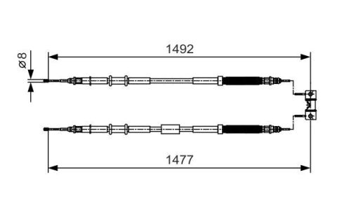 FREN TELİ. 1477 MM