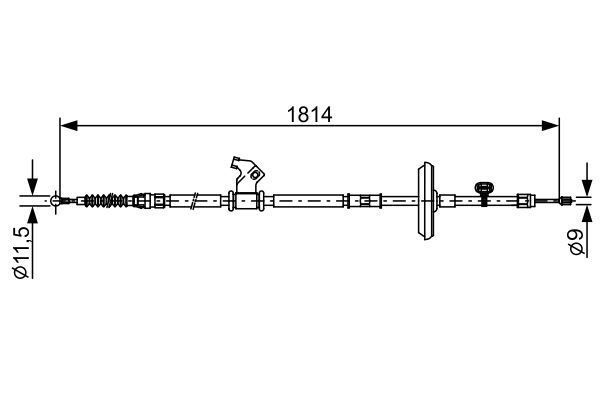 FREN TELİ. 1814 MM