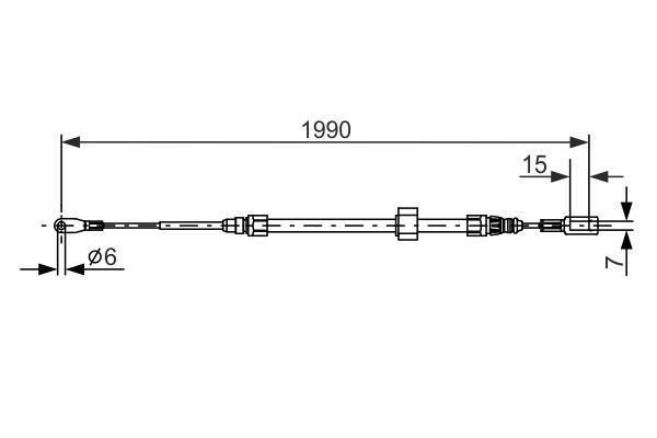 FREN HALATI ARKA MERCEDES SPRINTER B901 B904 . VW LT 28-35-46 1990mm/285mm