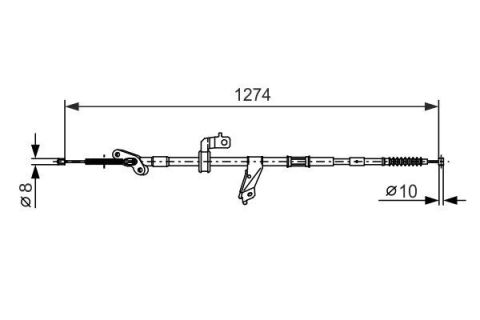 FREN TELİ. 1274 MM