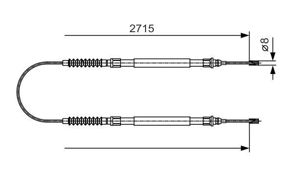 FREN TELİ. 2715 MM
