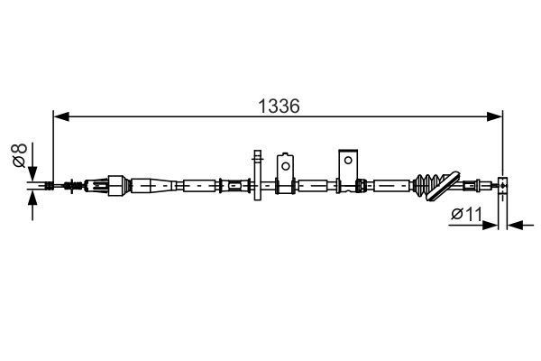 FREN TELİ. 1336 MM