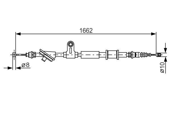 FREN TELİ. 1662 MM