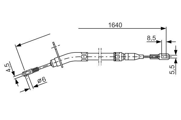 FREN TELİ. 1640 MM
