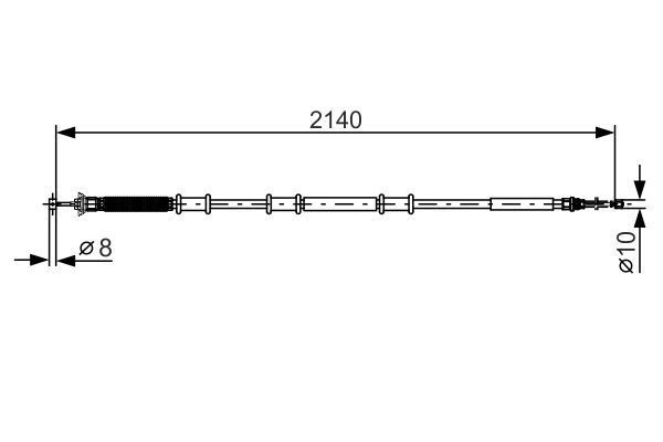 FREN TELİ. 2140 MM