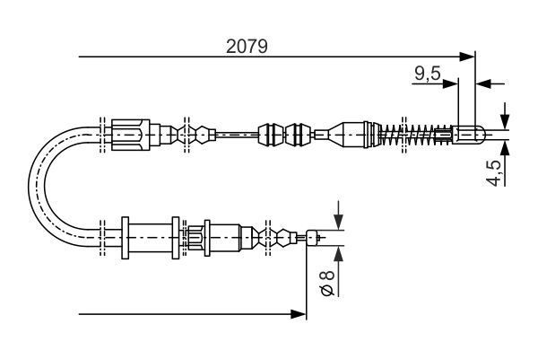 FREN TELİ. 2079 MM
