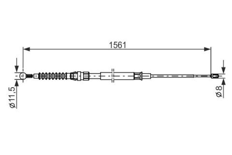 FREN TELİ. 1561 MM