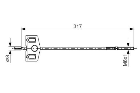 FREN TELİ. 317 MM