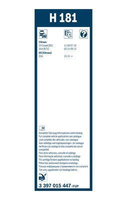 ARKA SİLECEK 180 MM