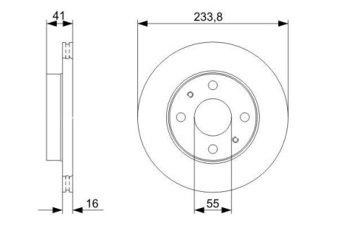 ÖN FREN DİSKİ HAVA KANALLI DAIHATSU SIRION M100 M101 98-05 / YRV M200 M201 M211 01- - Adet disk fiyatıdır