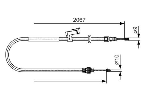 FREN TELİ. 2067 MM