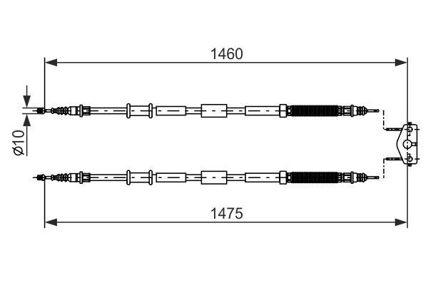 FREN TELİ. 1390 MM