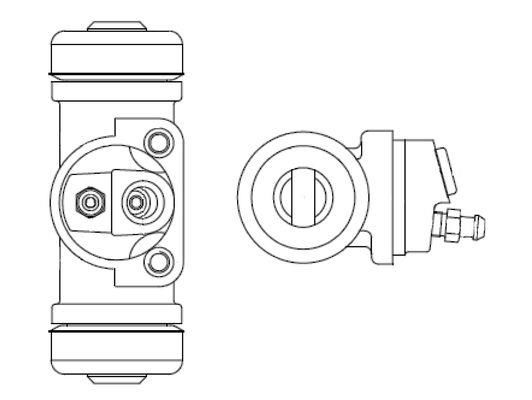 TEKERLEK SİLİNDİRİ - 22.22 MM