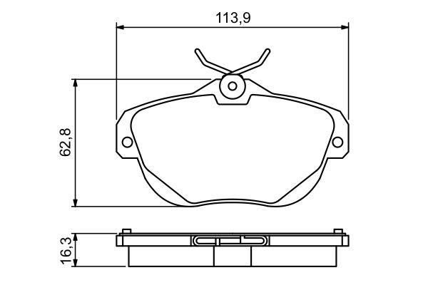 ARKA BALATA C6 2.2HDI 173FAP/2.7HDI P205 FAP 3.0 V6 09/05 0986TB3131
