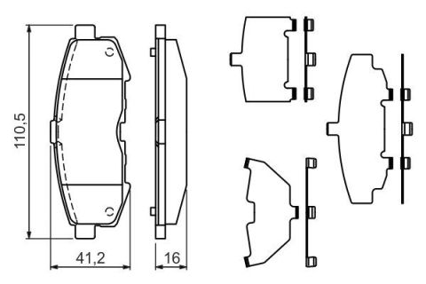 ARKA BALATA MAZDA MPV II 2.0 99-02 2.3 02-06 2.5 V6 99-02