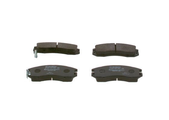 DİSK BALATA - ÖN - WVA 21496 - 128X54.7X17 MM - İKAZ KABLOLU