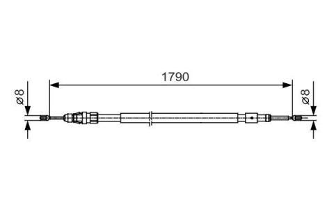 FREN TELİ. 1790 MM