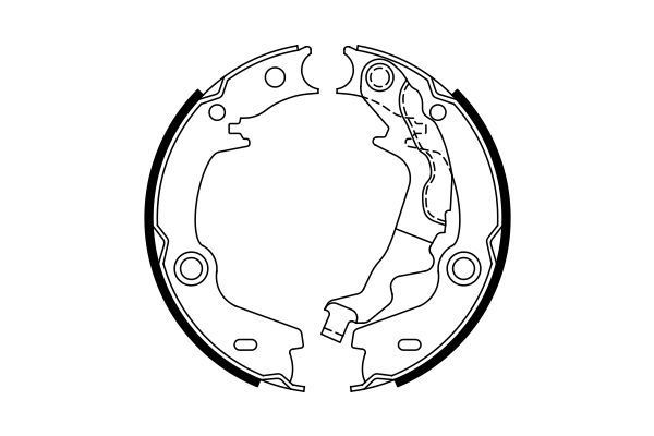 PABUÇLU FREN BALATASI 167x32 MM