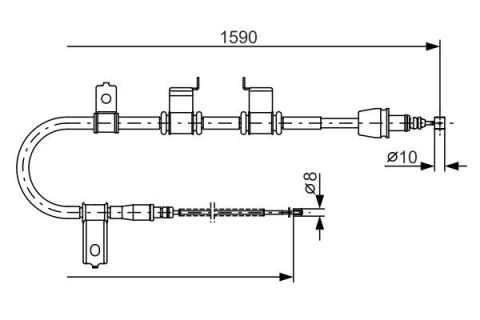 FREN TELİ. 1598 MM