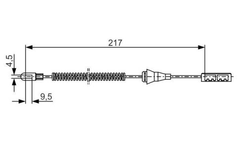 FREN TELİ. 217 MM